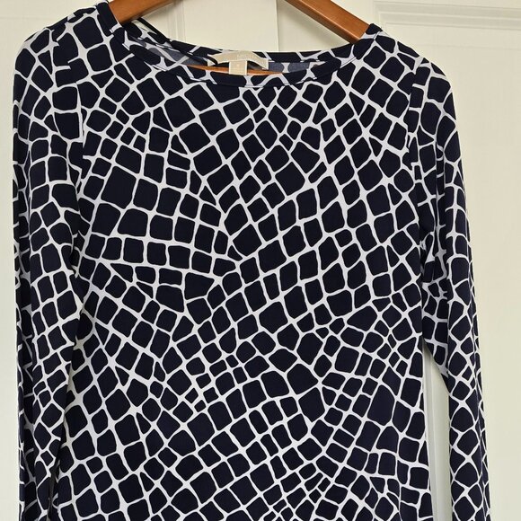 Michael Kors True Navy Shift Dress Size S - Picture 3 of 3